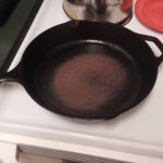 What is the brown stuff on my cast iron skillet?