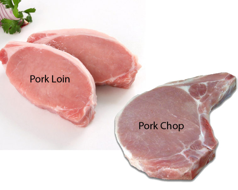 What is the difference between pork steaks and pork chops?