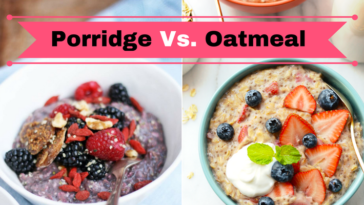What is the difference between porridge oats and oatmeal?