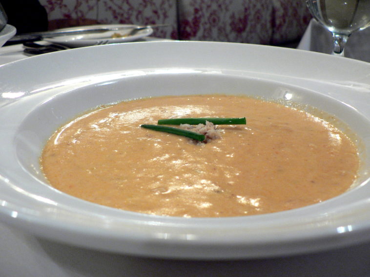 What is the difference between she crab soup and crab bisque?
