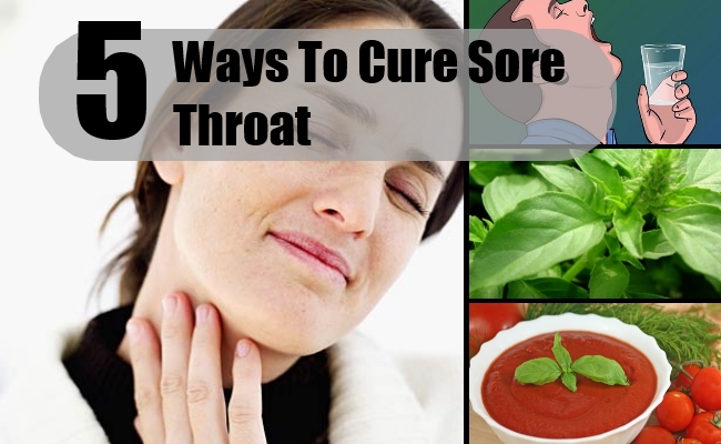What is the fastest way to cure a sore throat?