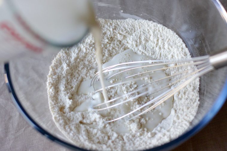 What is the flour batter method?