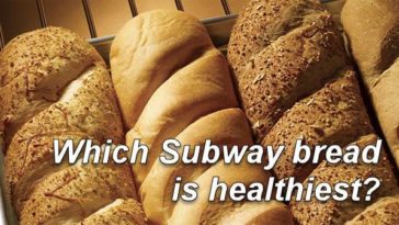 What is the healthiest bread at Subway?