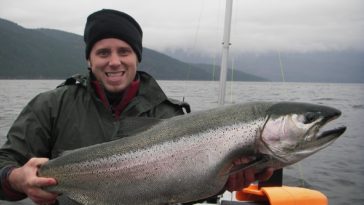 What is the largest rainbow trout ever caught?
