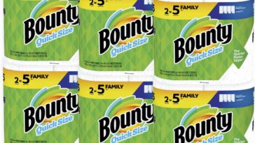 What is the largest size roll of Bounty paper towels?