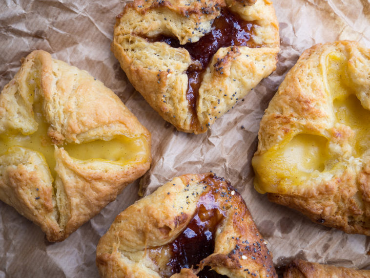What is the most popular Danish pastry?