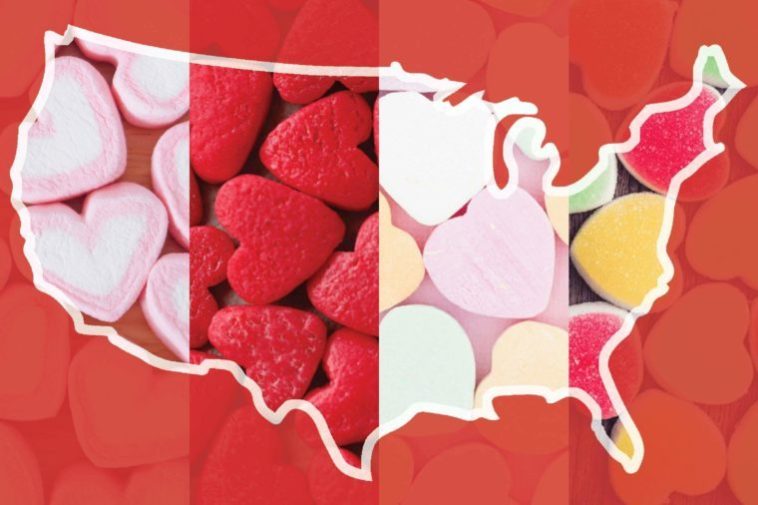 What is the most popular Valentine's Day candy?