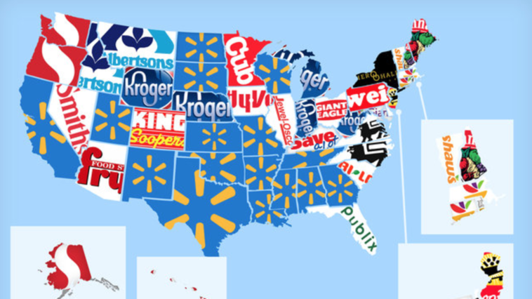 What is the most popular grocery store in America?