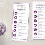 What is the order of events at a bridal shower?