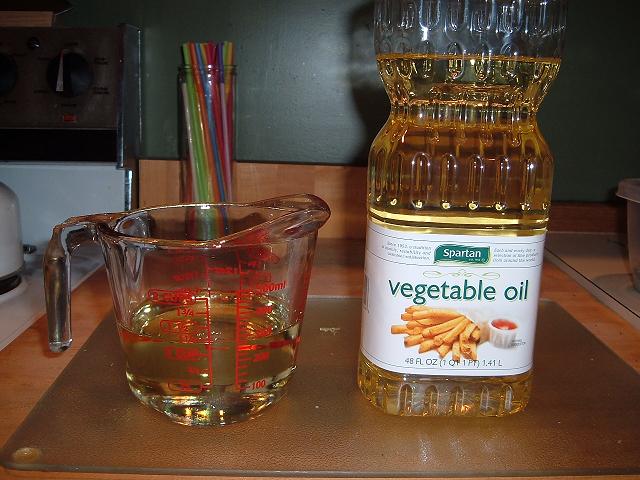 What is the substitution of 1/4 cup oil?