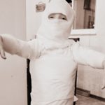 What is the toilet paper mummy game?