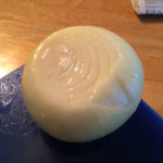 What is the white milky liquid from an onion?