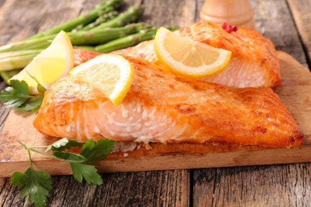 What is the white stuff that comes out of salmon?