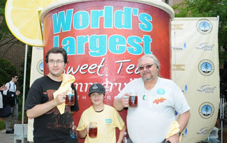 What is the world record for drinking tea?