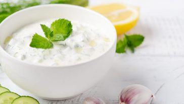 What is tzatziki sauce made of?