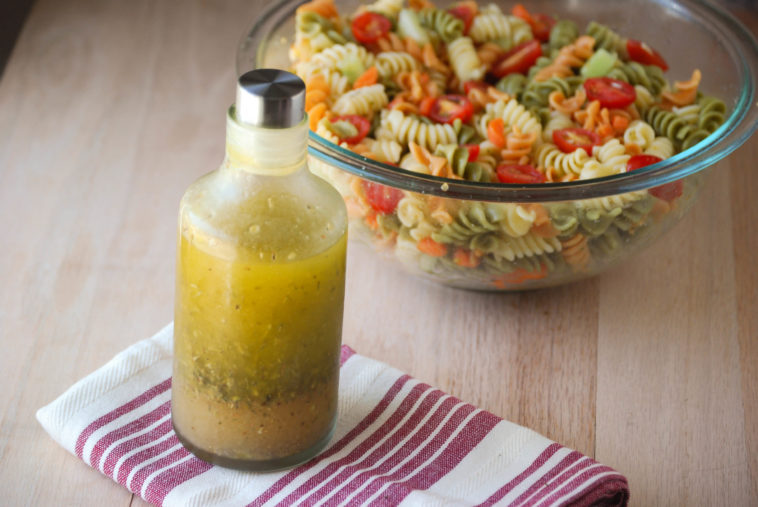 What is zesty Italian dressing made of?