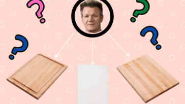 What kind of cutting board does Gordon Ramsay use?