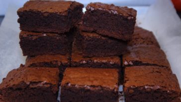 What makes brownies fudgy?
