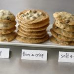 What makes cookies chewy vs cakey?