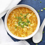 What makes egg drop soup thick?