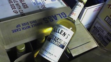 What proof is ginger brandy?