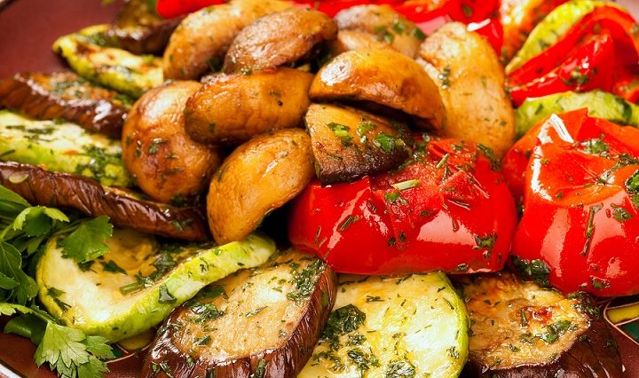 What rack is best for roasting vegetables?