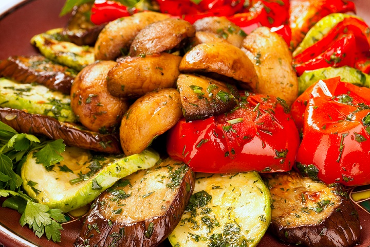What rack is best for roasting vegetables?