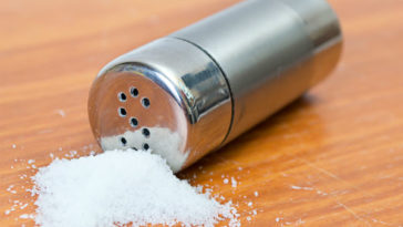 What removes salt from the body?