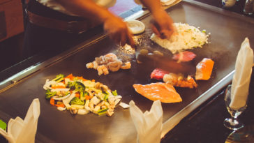 What seasoning is used in hibachi?