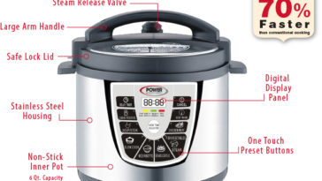 What setting is high on power pressure cooker XL?