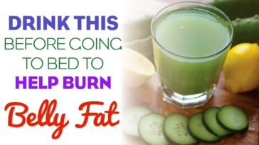 What should I drink before bed to lose weight?