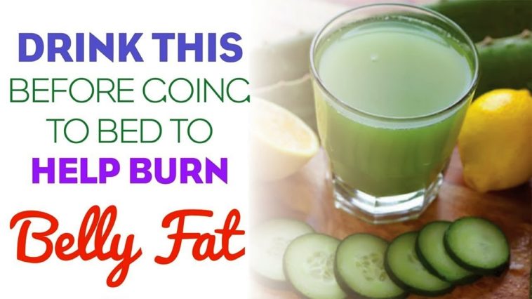 What should I drink before bed to lose weight?