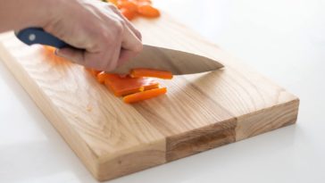 What should you not cut on a wooden cutting board?