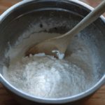 What should you not mix in a metal bowl?