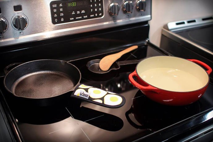 What should you not use on a glass top stove?