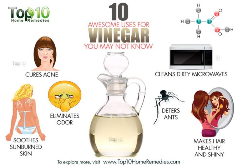 What should you not use vinegar on?
