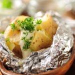 What side of foil do you bake on?