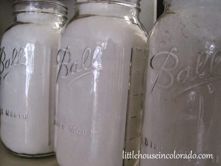 What size container will hold 12 lbs of flour?