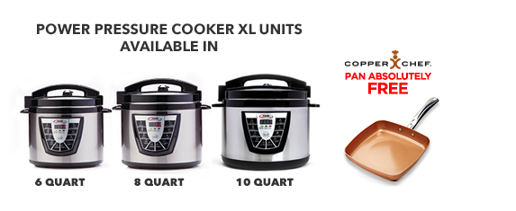 What size is the power pressure cooker XL?
