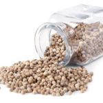 What tastes like white pepper?