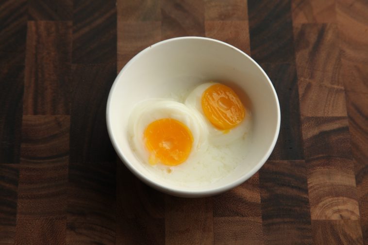 What temperature do you sous vide eggs at?