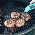 What temperature should a turkey burger be?