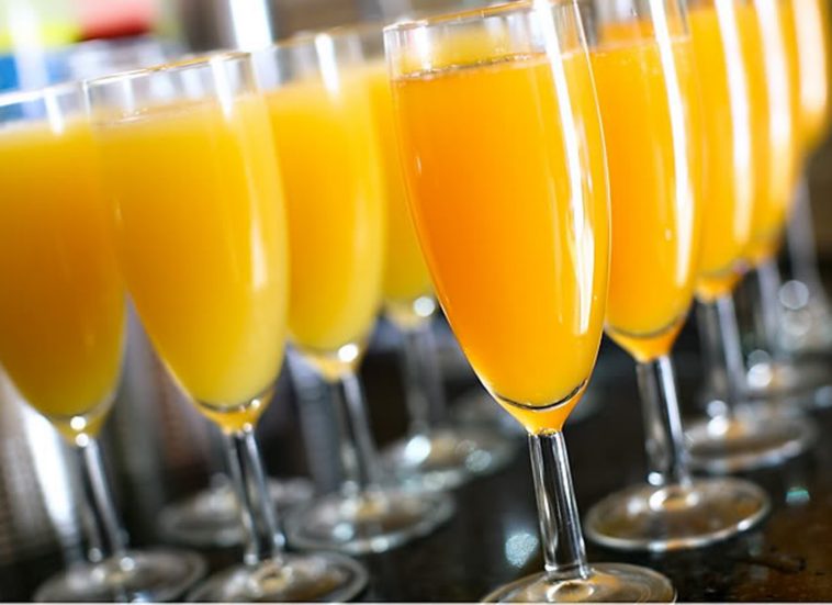 What time of day do you drink mimosas?