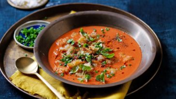 What time of day is gazpacho eaten?