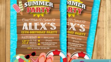 What time should a summer party start?