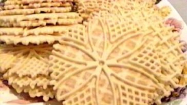 What to do if pizzelles are sticking?