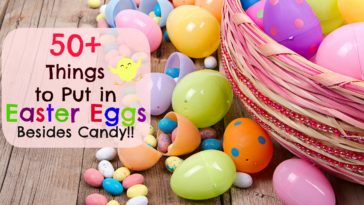 What to put in Easter eggs that is not candy?