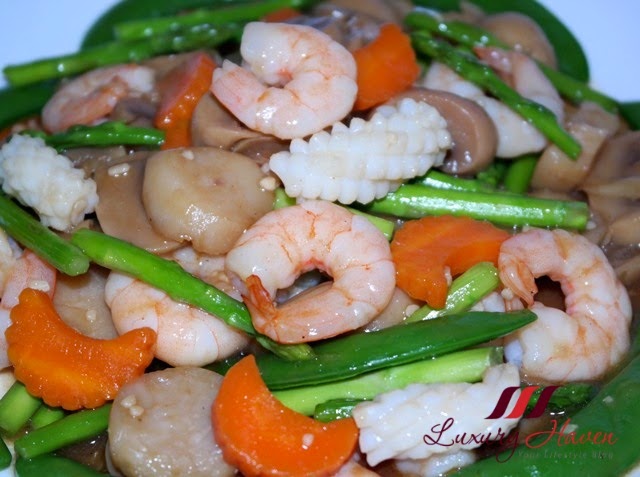 What vegetables go best with seafood?