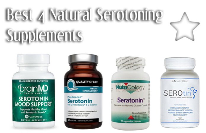 What vitamins help serotonin levels?