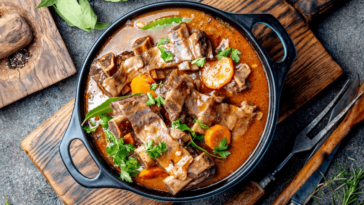 What wine do you serve with beef bourguignon?